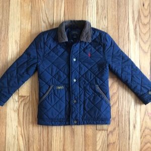 Boys Polo Ralph Lauren Quilted Jacket Navy